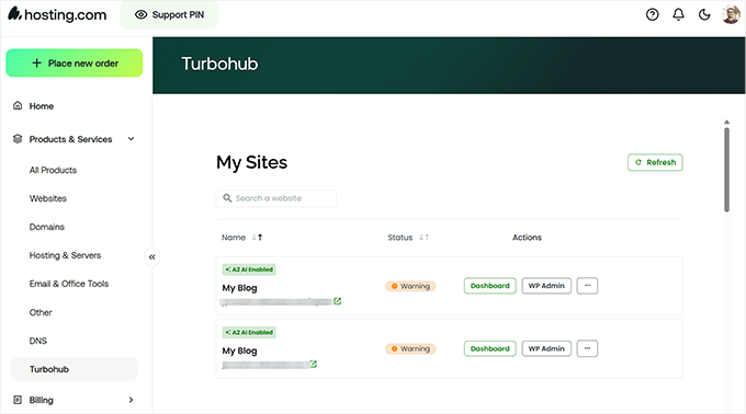 Hosting.com's Turbohub feature for easier WordPress management Hosting.com's Turbohub feature