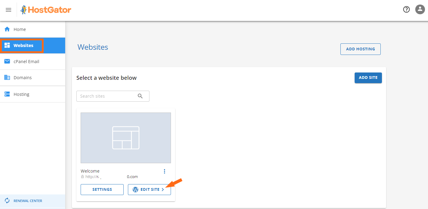 WordPress with HostGator 